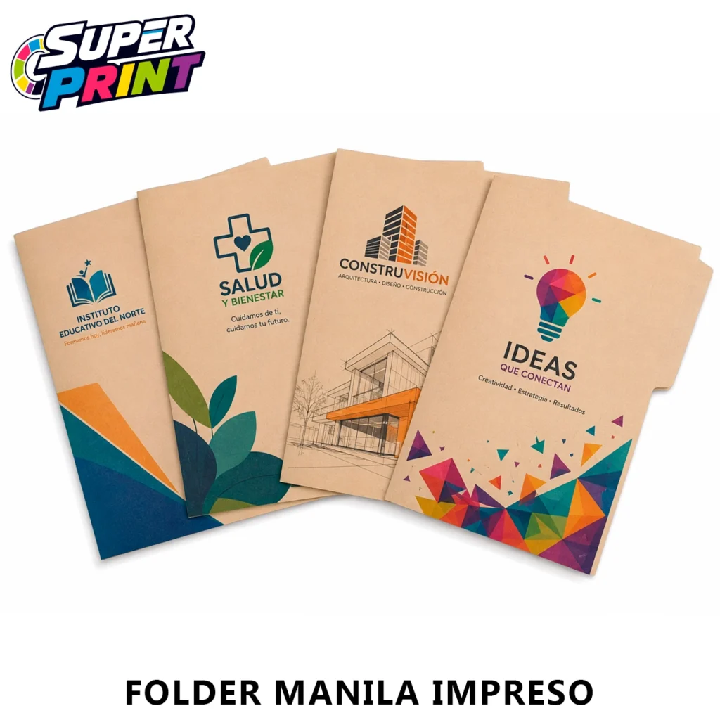 FOLDER MANILA IMPRESO Folder Impreso Tamaño Carta Manila