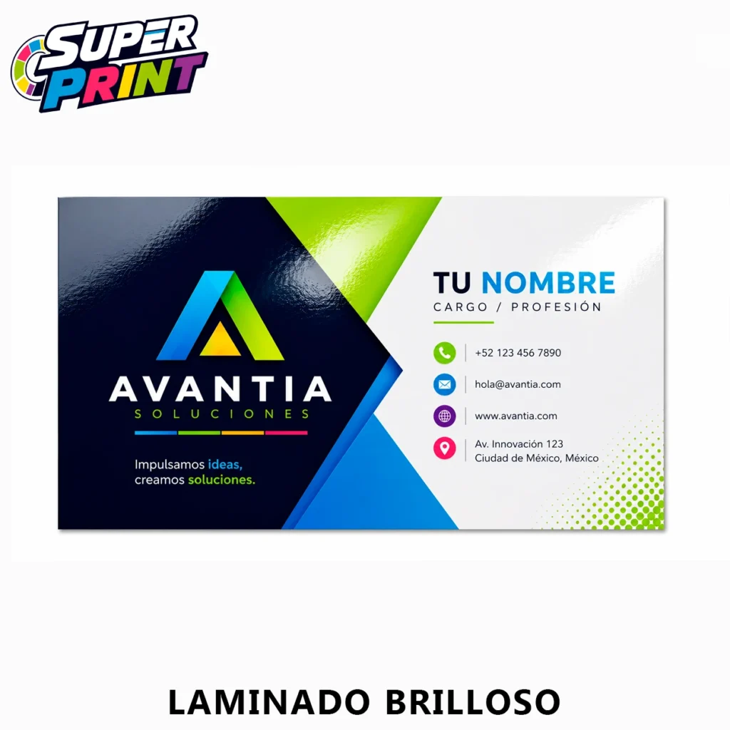 Tarjetas de Presentación Personalizadas 9 x 5 cm