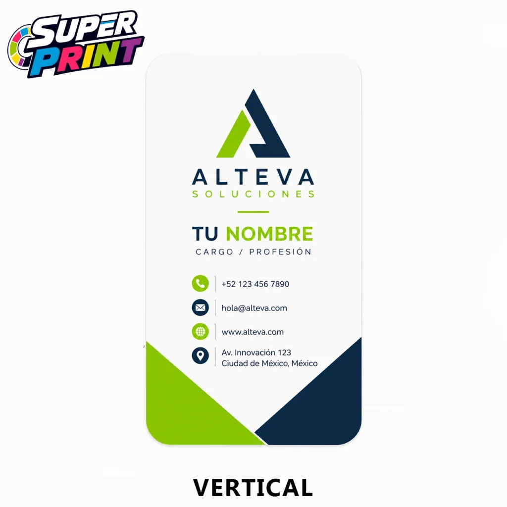 Tarjetas de Presentación Personalizadas 9 x 5 cm