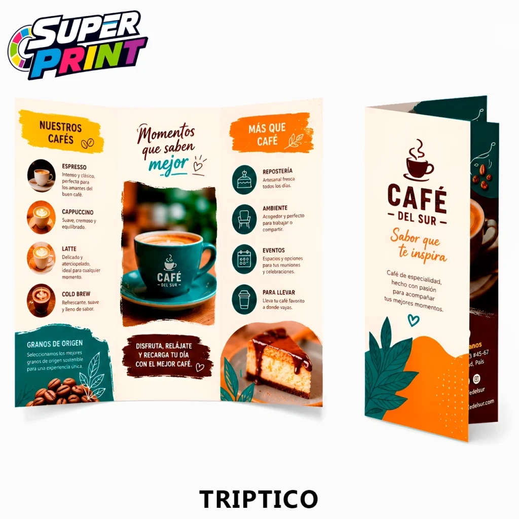 Folletos, Tripticos