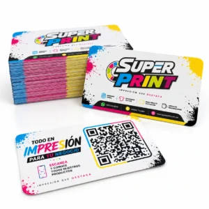 Tarjetas de presentación personalizadas impresas en Mérida, Yucatán - Super Print